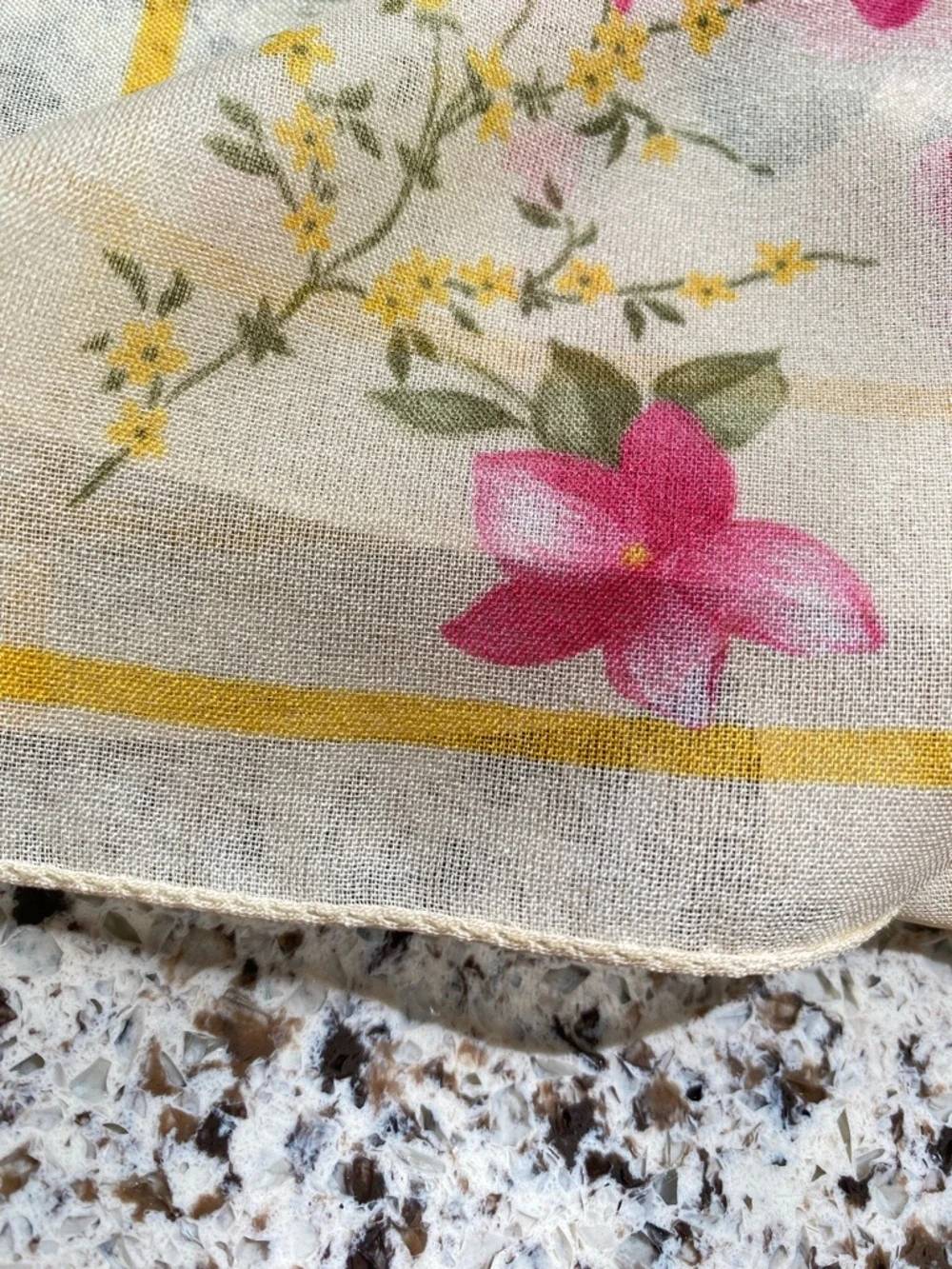 VINTAGE Midcentury style Italian Scarf 20” Square